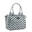JuJuBe Be Classy Structured Multi-Functional Diaper Bag/Purse, Onyx Collection - Black Diamond