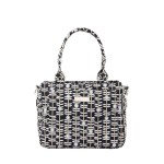 JuJuBe Be Classy Structured Multi-Functional Diaper Bag/Purse, Classic Collection - Dandy Lines