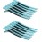 AKOAK 12 Pcs/Pack Professional Hairdressing Salon Hair Styling Stainless Steel Hairdressing Duck Bill Alligator Clips Fashion Styling ToolsBlue