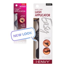 iENVY by Kiss Lash Applicator Tool, DIY Fales Eyelashes Extension Tweezers, Ease of Use & Grip, Fake Cluster Strip Lashes Remover Clip Tweezers Nipper (Black) iENVY by Kiss Lash Applicator Tool, DIY Fales Eyelashes Extension Tweezers, Ease of Use & Grip, Fake Cluster Strip Lashes Remover Clip Tweezers Nipper (Black)