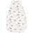 Woolino Merino Wool and Organic Cotton Baby Sleeping Bag - 4 Season Classic Sleep Sack - Two-Way Zipper Sleep Bag for Baby and Toddler - 18-36 Months - Butterfly