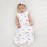 Woolino Merino Wool and Organic Cotton Baby Sleeping Bag - 4 Season Classic Sleep Sack - Two-Way Zipper Sleep Bag for Baby and Toddler - 18-36 Months - Butterfly