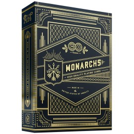 Monarch Playing Cards by theory11 , Blue, 3.5 x 2.5-Inch