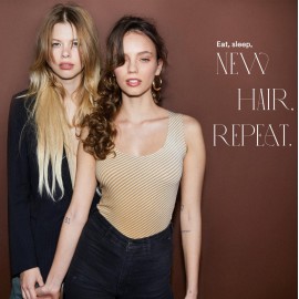 CAISHA 20 Hairpiece Ponytail Clip On Extension With Butterfly Claw Voluminous Wavy Blonde Mix HV2