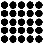 Innovative Stencils Polka Dot Wall Decal Nursery Kids Room Peel and Stick Removable Sticker Circle Pattern Decor 1326 (4 (25 Dots), Black)