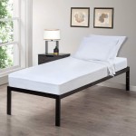 Gilbins Cot Size 30 x 75x8 Sheet Set 4 Piece Fitted Flat 2 Pillowcases, Made of Cotton, Perfect for Camp Bunk Beds/RVs/Guest Beds White