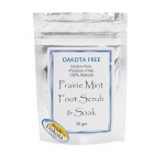 Dakota Free Prairie Mint Foot Scrub 30 gm silver packet