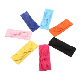 Pop Your Dream Vintage Adults Elastic Headband Bunny Ears Bow Hairband Hair Decor Accessory