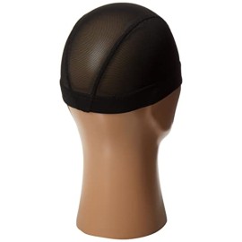 Mesh Dome Style Wig Cap Extra Large by Qfitt 5021 Black