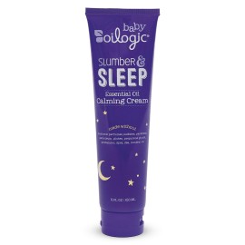 Oilogic Slumber & Sleep Baby Lotion - Gentle Calming Cream with 100% Pure Essential Oils for Smooth & Moisturized Skin - Pediatrician-Tested, Safe for Babies & Toddlers Baby Essentials Skincare