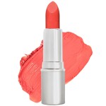 Honeybee Gardens Truly Natural Long Lasting Lipstick, South Beach, Bright Coral with Red Undertones, Naturally Hydrating & Nourishing, Vegan, Gluten-Free & Cruelty-Free, 0.13 oz / 3.8 g