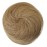 CAISHA 100% HUMAN HAIR Bun Updos Hair Piece Hepburn Scrunchie Honey Blonde H311m