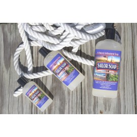 Sailor Soap (4oz) - Lathers in Fresh & Salt Water/Multi-purpose Camp Soap/Biodegradable Outdoor Adventure Soap/Gabriel Correctives Skin Care