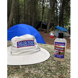 Sailor Soap (4oz) - Lathers in Fresh & Salt Water/Multi-purpose Camp Soap/Biodegradable Outdoor Adventure Soap/Gabriel Correctives Skin Care