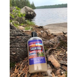 Sailor Soap (4oz) - Lathers in Fresh & Salt Water/Multi-purpose Camp Soap/Biodegradable Outdoor Adventure Soap/Gabriel Correctives Skin Care