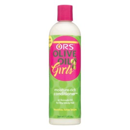 ORS OLIVE OIL GIRLS Moisture-Rich Conditioner with Avocado Oil 13 Ounce (Pack of 1)