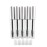 yueton 5pcs 10ml Portable Empty Eyelashes Mascara Vials Bottle Tube Container with Brush for Travel and Home (Silver Cap)