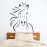 BooDecal Mustang Horse Silhouette Wall Decals Murals Stickers Decorations for Bedroom Kids Room Playroom 22 inches x 27.5 inches