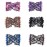 LOVEF 6 Pcs Effortless Beauty Stretchable Double Combs Upzing Medium Magic Beaded Double Hair Clips Hair Jewelry Assorted Color and Design