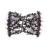 LOVEF 6 Pcs Effortless Beauty Stretchable Double Combs Upzing Medium Magic Beaded Double Hair Clips Hair Jewelry Assorted Color and Design