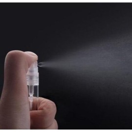 Elfenstal- 10pcs Mini Clear 3ml 1/6OZ Atomizer Fine Mist Empty Glass Bottle Spray Refillable Fragrance Perfume Scent Sample Bottle 1pc Clean Cloth for Travel Party Makeup Tool 2pcs Free 3ml Pipette
