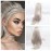 Xiweiya Wigs Long Silky Straight Wig Light Silver Gray Synthetic Lace Front Wig with Heat Resistant Fiber Middle Part for Women, Halloween Drag Queen Family Makeup Party Cosplay 24 Inch