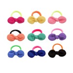 LOVEF 9 Pcs Girl\'s Bowknot Hair Rope Ponytail Kids Holder Elastic Hair Ties