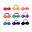 LOVEF 9 Pcs Girl\'s Bowknot Hair Rope Ponytail Kids Holder Elastic Hair Ties