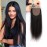 Greatremy 10A 4x4 Silk Base Lace Closure Straight Virgin Hair With Baby Hair Free Part Natural Color 14inch
