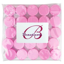 Beauticom 3G/3ML Round Clear Jars with Pink Lids for Herbs, Spices, Loose Leaf Teas, Coffee and Other Foods - BPA Free (Quantity: 25 Pieces) Beauticom 3G/3ML Round Clear Jars with Pink Lids for Herbs, Spices, Loose Leaf Teas, Coffee and Other Foods - BPA Free (Quantity: 25 Pieces)