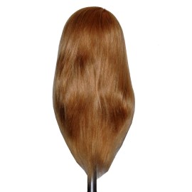 Ladella Beauty 24 Cosmetology (Heavy Density) with shoulder Human Hair Mannequin Manikin Training Head - Layla (LAYLA)