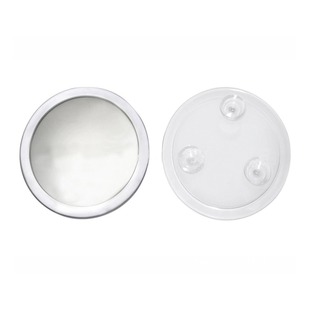 EMILYSTORES 5X Magnifying Mirror with 3 Suction Cups Fixture 7 Inch Makeup Mirror