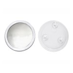 EMILYSTORES 5X Magnifying Mirror with 3 Suction Cups Fixture 7 Inch Makeup Mirror