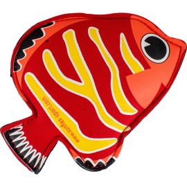 Sunflex Splash Puppies - Floating Neoprene Water Toy Set of Four That Includes 1 Starfish, 1 Turtle, 1 Fish, and 1 Seahorse - Waterproof and UV Resistant Pool Toy