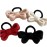 LOVEF Boutique Baby Girls Women Bow Hair Tie Decor Elastic Hair Rubber Band Rope Ponytail Holder (Pack of 5)