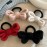 LOVEF Boutique Baby Girls Women Bow Hair Tie Decor Elastic Hair Rubber Band Rope Ponytail Holder (Pack of 5)