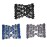 Ruihfas Pack of 3 Awesome Easy Stretching Combs, Hand-beaded Double Combs Hair Clips for Women Girls