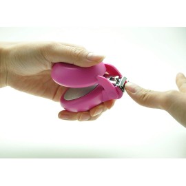 HARAC Special Needs Nail Clippers for Arthritic Hands, Senior and Kids, Adapted Nail Clipper for Fingernail and Thick Toenail, Made in Japan (Pink) HARAC Special Needs Nail Clippers for Arthritic Hands, Senior and Kids, Adapted Nail Clipper for Fingernail and Thick Toenail, Made in Japan (Pink)