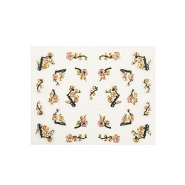 Asian Inspired Nail Art Self-Adhesive Stickers Nail Decals, Set of 6