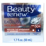 Beauty Renew 50+ Exclusive Day & Night Face Moisturizer Cream Diamonds and Brazilian Saphire