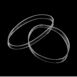 Hair Elastics - STRONG - REUSEABLE Clear Premium- 40mm Wide, Pack of 16 by ElasticU