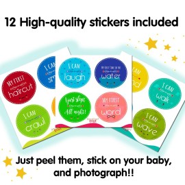 My Pregnancy Journal And Baby Memory Book With Stickers - Baby Scrapbook and Photo Album - Pregnancy Journals for First Time Moms - Pregnancy Journal Memory Book