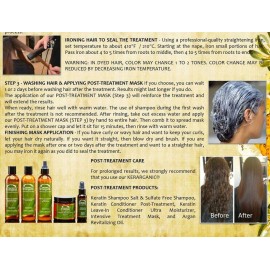KERARGANIC - Formaldehyde-Free Organic Keratin Treatment Set - 2 Oz Natural Ingredients for Straight Silky Smooth Hair Keratin Complex Smoothing Hair Treatment Kit KERARGANIC - Formaldehyde-Free Organic Keratin Treatment Set - 2 Oz Natural Ingredients for Straight Silky Smooth Hair Keratin Complex Smoothing Hair Treatment Kit