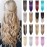 S-noilite 26 Straight Curly Full Head 8 Piece 18 clips Clip in Hair Extensions Long Straight Clip on Hair Extensions with Highlights(26 straight, Dark Brown & Bleach Blonde)