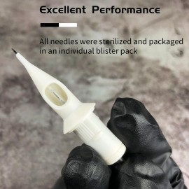 BIGWASP Professional 5RS Disposable Tattoo Needle Cartridge 12 Standard 5 Round Shader (1205RS) 20Pcs BIGWASP Professional 5RS Disposable Tattoo Needle Cartridge 12 Standard 5 Round Shader (1205RS) 20Pcs