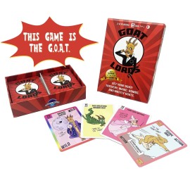Goat Lords - Most Addicting Card Games for Families, Teens, Kids (Boy and Girl) Ages 7 and Up - Family Board Games, Fun Game, Card Game for Adults or Family Game Night! A Great Gift Idea!