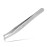 Volume Eyelash Extension Tweezer - FEITA Professional Angled Curved Pointed L-Shaped Precision Tweezers for 3D 4D 6D Lashes Extension - Silver