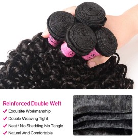 UNICE Human Hair Bundles Curly 18 20 22 inch 100% Unprocessed Malaysian Virgin Weave 3 Bundle Real Natural Black Human Hair Extensions 1B Natural Black Color for Women UNICE Human Hair Bundles Curly 18 20 22 inch 100% Unprocessed Malaysian Virgin Weave 3 Bundle Real Natural Black Human Hair Extensions 1B Natural Black Color for Women