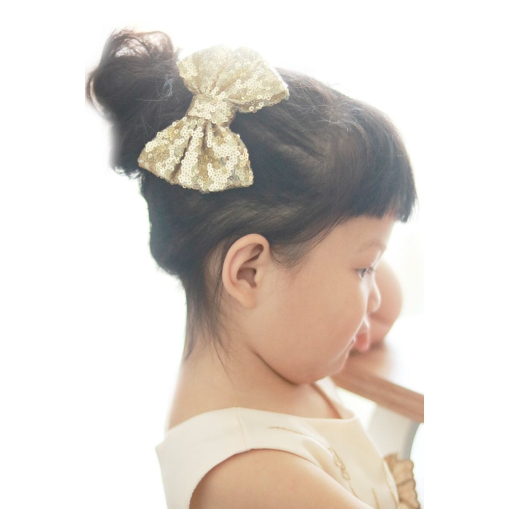 Missgrace Hot Gold Hair Bow.Hair Bows, Hair Clips,Girls Hair Bows.Hair Bows