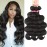 UNice Hair Icenu Series 10A Brazilian Body Wave Virgin Hair 3 Bundles 100% Human Hair Weave Extensions Natural Color 95-100g/piece (16 18 20)